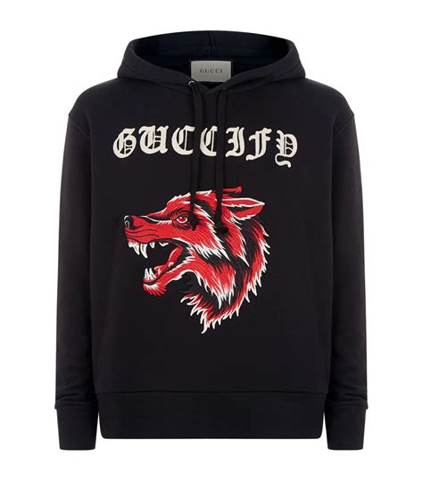 gucci wolf sweater fake|genuine gucci hoodie.